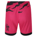 Pink-Black - Back - Umbro Mens 23-24 Forest Green Rovers FC Away Shorts