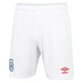 White - Front - Huddersfield Town AFC Mens 2022-2023 Umbro Home Shorts