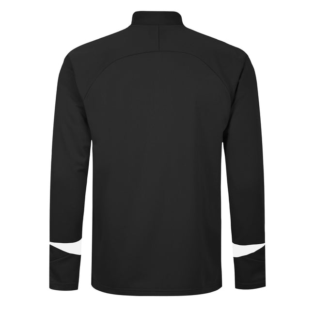 Black-White - Back - Umbro Childrens-Kids Total Training Knitted Track Jacket