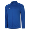 Royal Blue-White - Front - Umbro Childrens-Kids Total Training Knitted Track Jacket