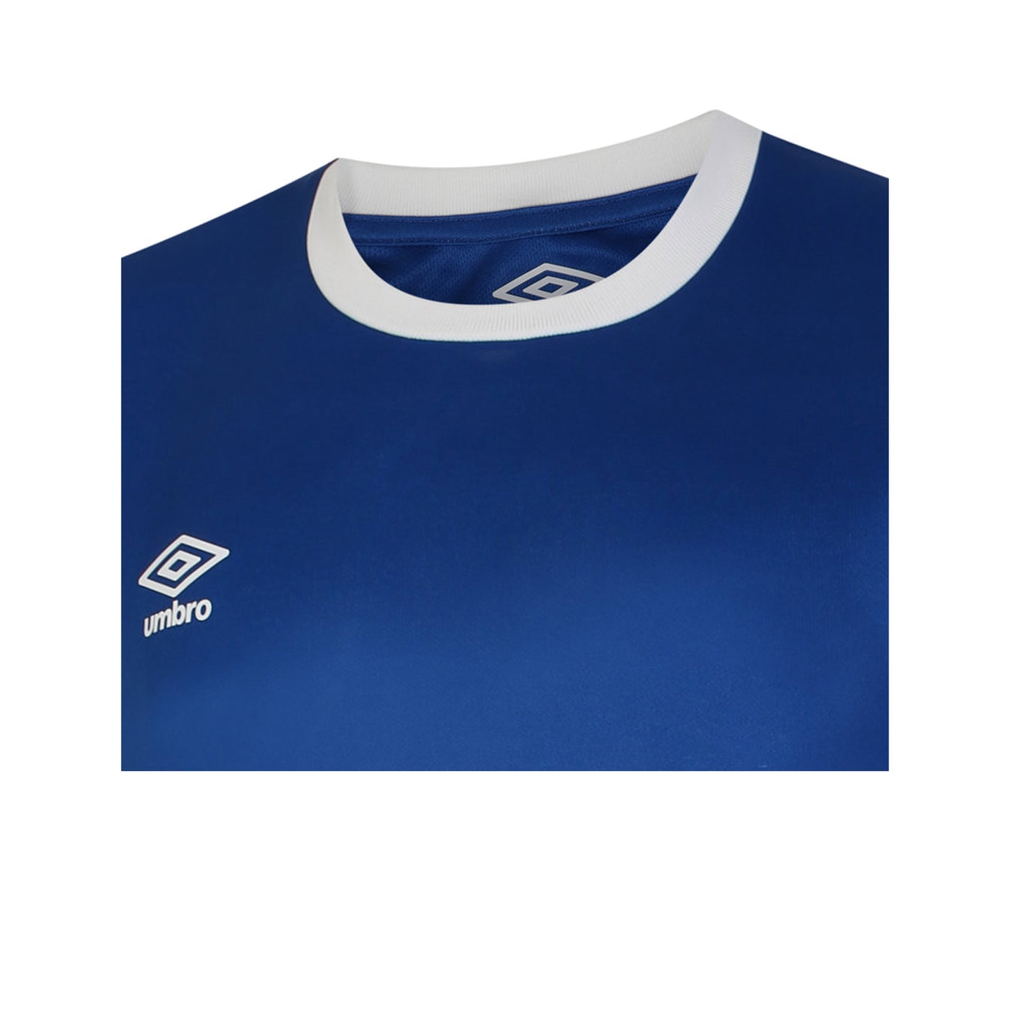 Royal Blue-Dark Navy-White - Side - Umbro Childrens-Kids Total Training Jersey