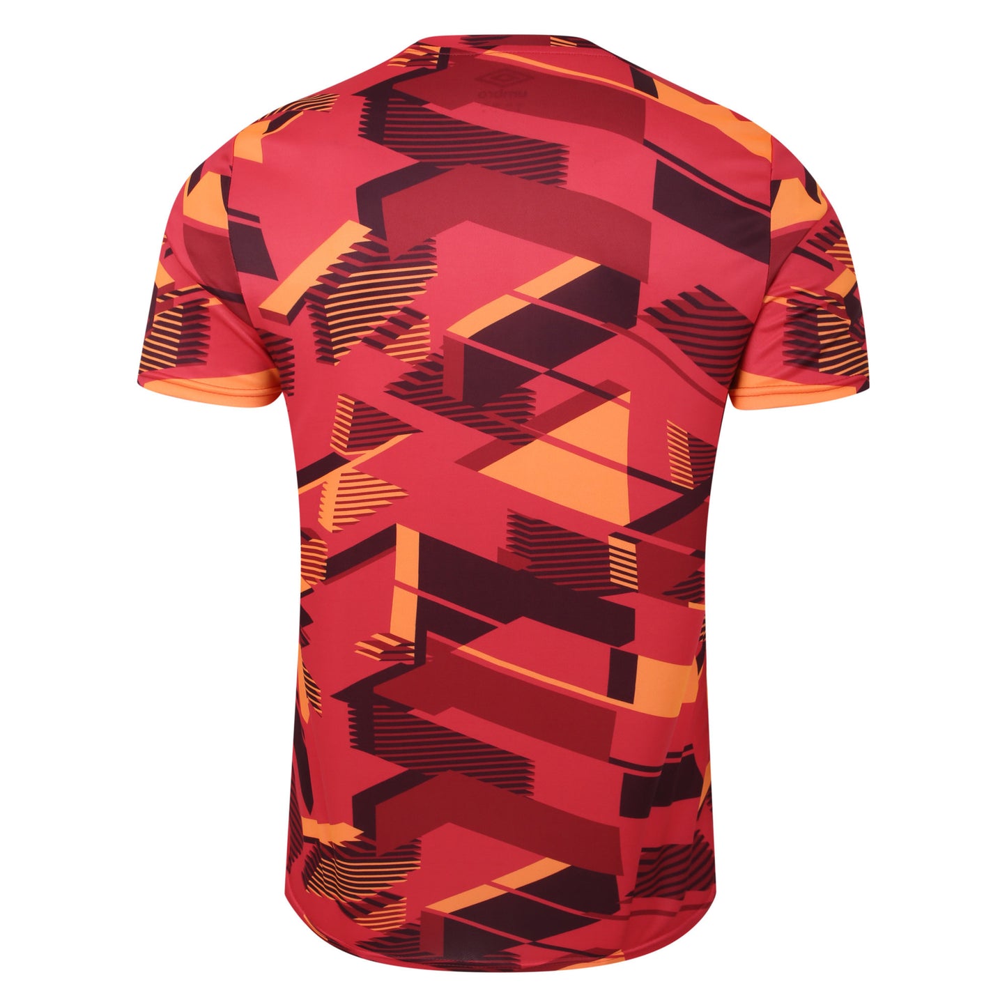 Teaberry-Deep Claret - Back - Umbro Mens 23-24 Heart Of Midlothian FC Warm Up Jersey
