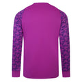 Purple Cactus-Electric Purple-White - Back - Umbro Mens Flux Long-Sleeved Goalkeeper Jersey