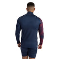Navy Blazer-Tibetan Red - Lifestyle - Umbro Mens 23-24 England Rugby Warm Up Midlayer