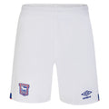 White-Blue-Red - Front - Umbro Mens 23-24 Ipswich Town FC Home Shorts