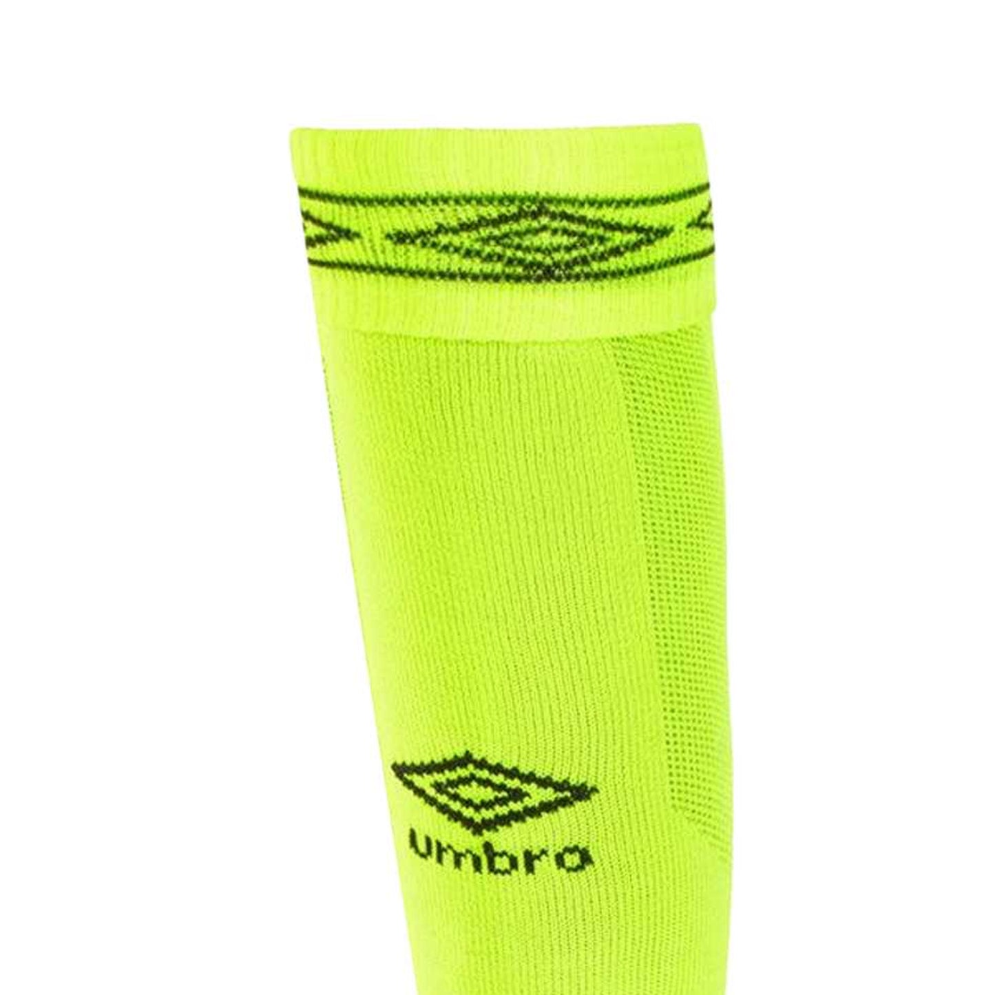 Safety Yellow-Carbon - Lifestyle - Umbro Childrens-Kids Diamond Football Socks
