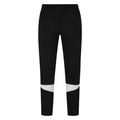 Black-White - Back - Umbro Childrens-Kids Total Knitted Training Jogging Bottoms