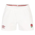 White - Front - Umbro Mens 23-24 Pro England Rugby Home Shorts