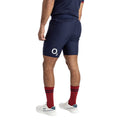Navy Blue-White-Red - Back - Umbro Mens 23-24 Alternate England Rugby Replica Shorts
