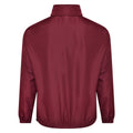New Claret - Back - Umbro Mens Club Essential Light Waterproof Jacket