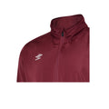 New Claret - Side - Umbro Childrens-Kids Club Essential Light Waterproof Jacket