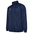 Dark Navy - Front - Umbro Childrens-Kids Club Essential Light Waterproof Jacket
