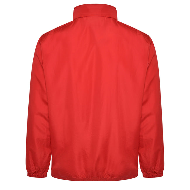 Vermillion - Back - Umbro Childrens-Kids Club Essential Light Waterproof Jacket