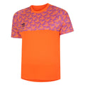 Shocking Orange-Purple Cactus - Front - Umbro Childrens-Kids Flux Goalkeeper Jersey