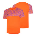 Shocking Orange-Purple Cactus - Side - Umbro Childrens-Kids Flux Goalkeeper Jersey