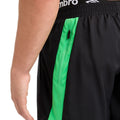Black-Andean Toucan - Side - Umbro Mens Pro Woven Training Sweat Shorts