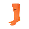 Shocking Orange - Back - Umbro Mens Classico Socks