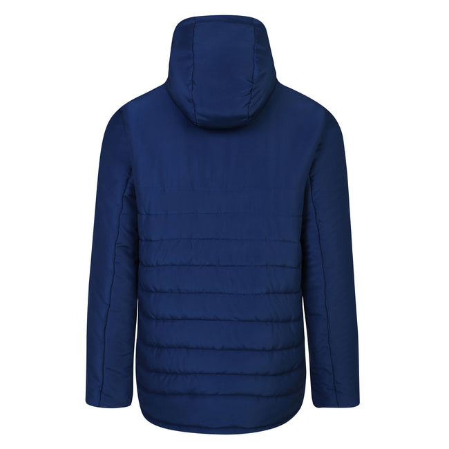 Navy - Back - Umbro Childrens-Kids Water Resistant Padded Jacket