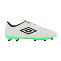 White-Black-Andean Toucan - Side - Umbro Mens Tocco III Club Leather Football Boots