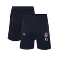 Navy Blazer - Lifestyle - Umbro Childrens-Kids 23-24 Fleece England Rugby Shorts