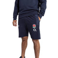 Navy Blazer - Pack Shot - Umbro Childrens-Kids 23-24 Fleece England Rugby Shorts