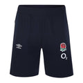 Navy Blazer - Front - Umbro Childrens-Kids 23-24 Fleece England Rugby Shorts