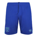 Blue - Front - Umbro Mens 23-24 West Ham United FC Third Shorts