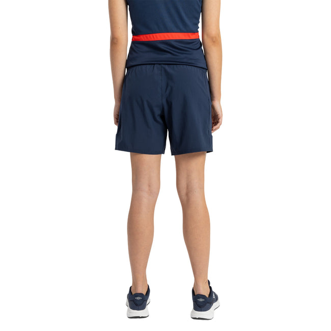 Navy Blazer - Back - Umbro Womens-Ladies 23-24 England Rugby Gym Shorts