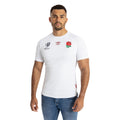 White - Lifestyle - Umbro Unisex Adult World Cup 23-24 England Rugby Replica Home Jersey