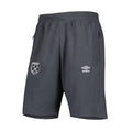 Carbon - Side - Umbro Mens 23-24 Fleece West Ham United FC Shorts