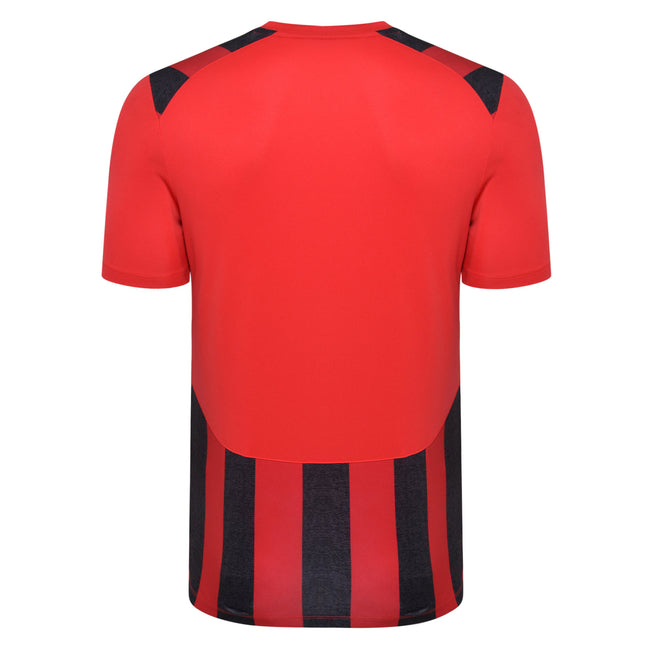 Vermillion-Black - Back - Umbro Childrens-Kids Ramone Jersey