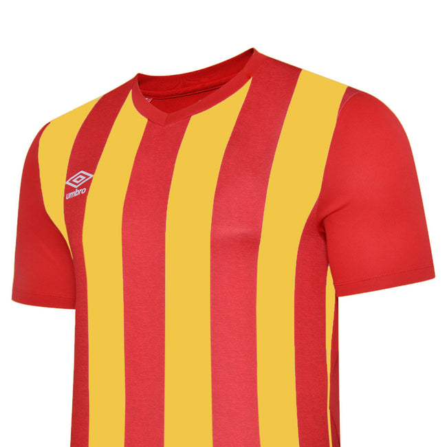 Vermillion-Yellow - Side - Umbro Childrens-Kids Ramone Jersey