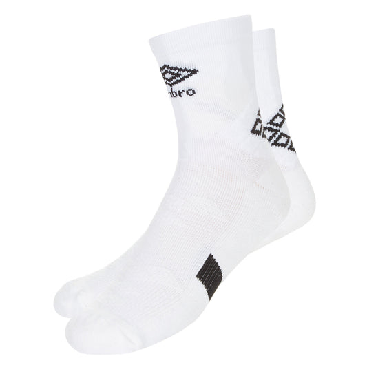White-Black - Front - Umbro Mens Protex Gripped Ankle Socks