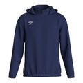 Navy-White - Front - Umbro Mens Total Training Waterproof Jacket