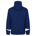 Navy-White - Side - Umbro Mens Total Training Waterproof Jacket