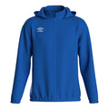 Royal Blue-White - Front - Umbro Mens Total Training Waterproof Jacket