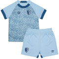Navy Blue-Sky Blue - Front - Umbro Childrens-Kids 23-24 AFC Bournemouth Away Kit