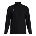 Black-White - Front - Umbro Mens Total Training Knitted Track Jacket