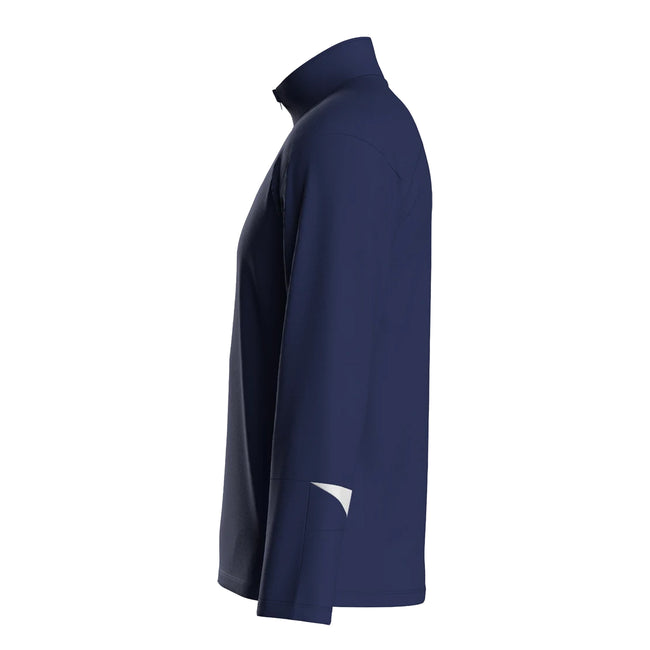 Navy-White - Pack Shot - Umbro Mens Total Training Knitted Track Jacket