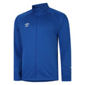 Royal Blue-White - Front - Umbro Mens Total Training Knitted Track Jacket