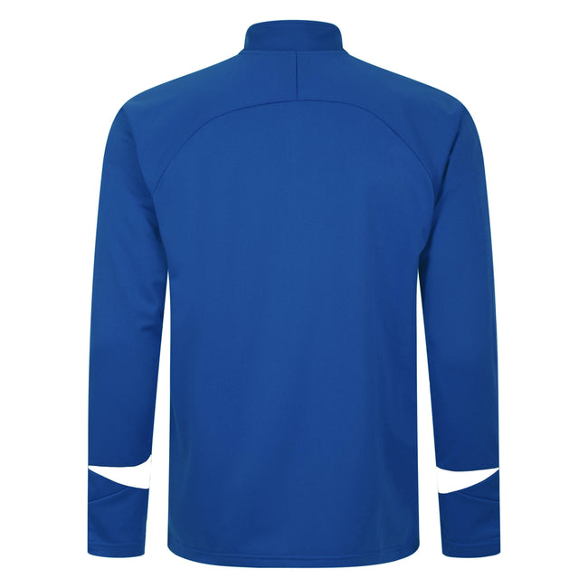 Royal Blue-White - Back - Umbro Mens Total Training Knitted Track Jacket