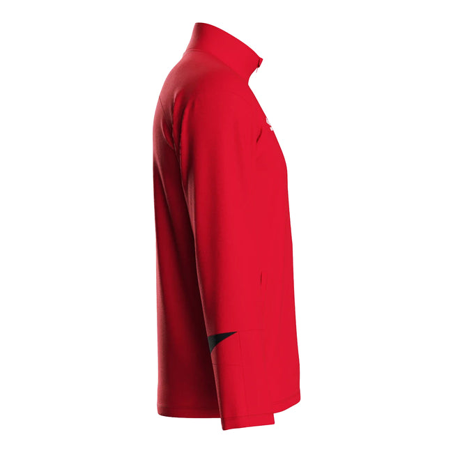 Vermillion-Black - Pack Shot - Umbro Mens Total Training Knitted Track Jacket