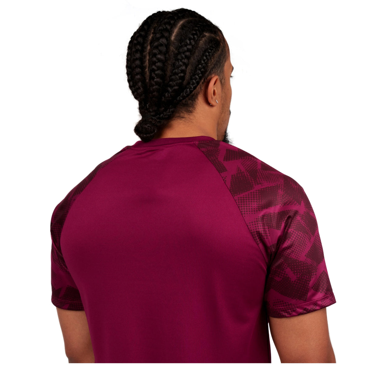 New Claret-White - Lifestyle - Umbro Mens Atlas Jersey