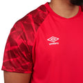 Vermillion-Jester Red - Pack Shot - Umbro Childrens-Kids Atlas Jersey