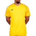 Yellow-Black - Side - Umbro Childrens-Kids Atlas Jersey