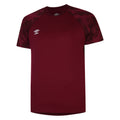 New Claret-White - Front - Umbro Childrens-Kids Atlas Jersey