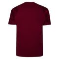 New Claret-White - Back - Umbro Childrens-Kids Atlas Jersey
