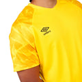 Yellow-Black - Pack Shot - Umbro Childrens-Kids Atlas Jersey