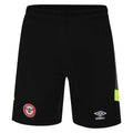 Black - Front - Umbro Mens 23-24 Brentford FC Goalkeeper Shorts
