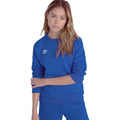 Royal Blue-White - Side - Umbro Womens-Ladies Club Leisure Sweatshirt